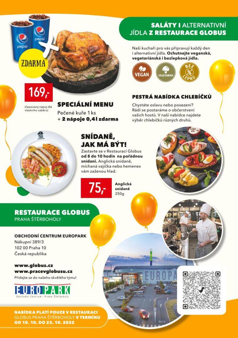 Otevíráme restauraci Globus | Obchodní centrum Europark