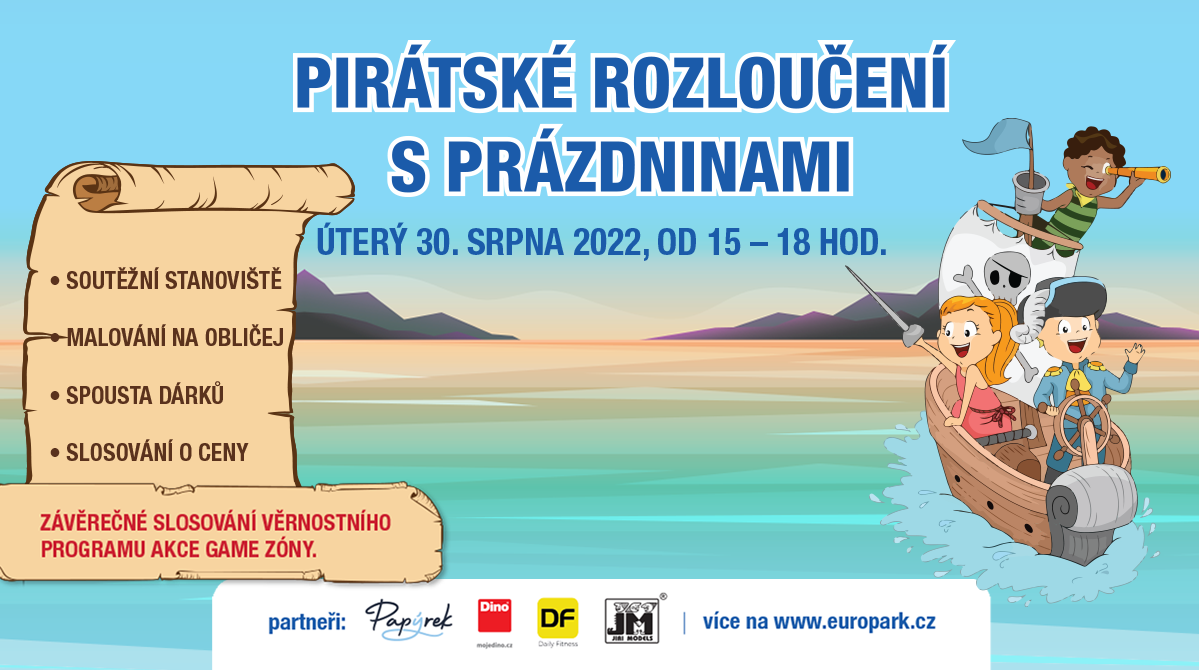 Pirátské rozloučení s prázdninami| Obchodní centrum Europark | Lollipop