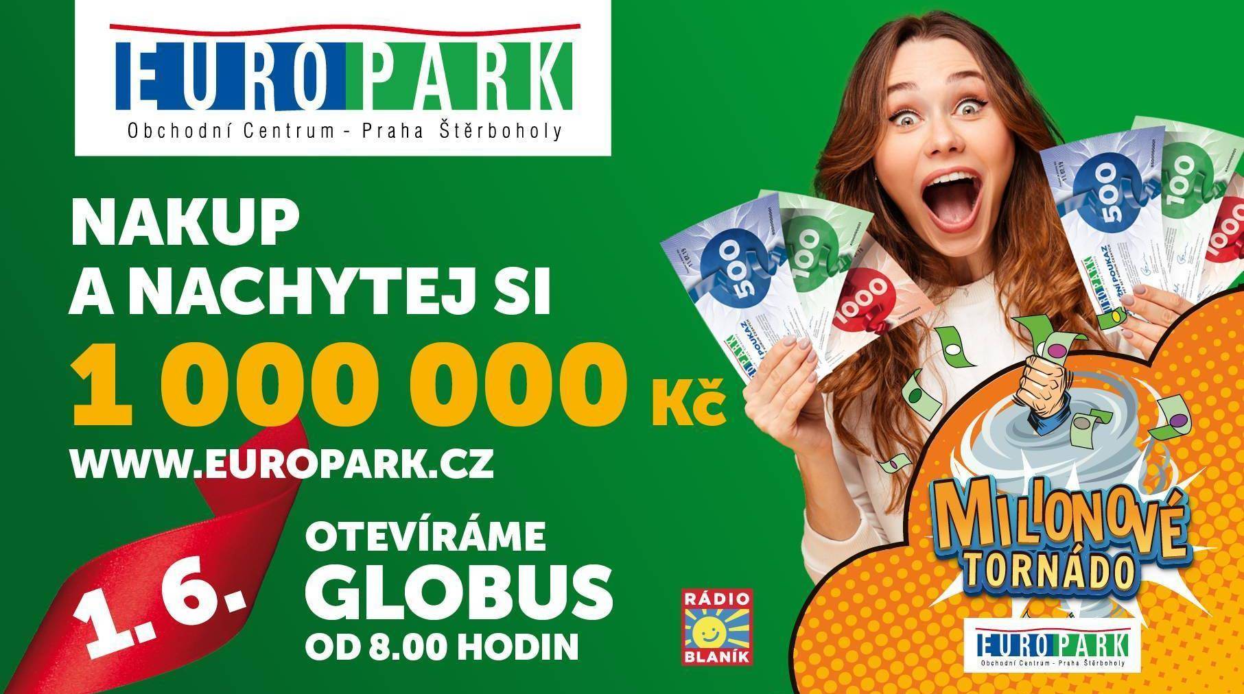 Milionové tornádo | Obchodní centrum Europark