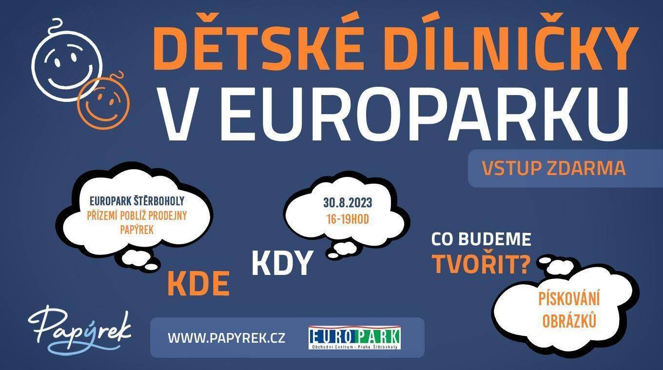 Kreativní dílničky s Papýrkem | Obchodní centrum Europark