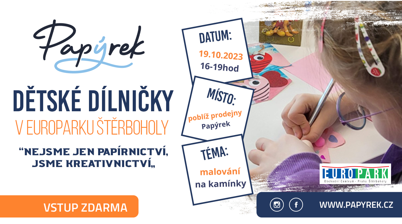 Kreativní dílničky s Papýrkem | Obchodní centrum Europark