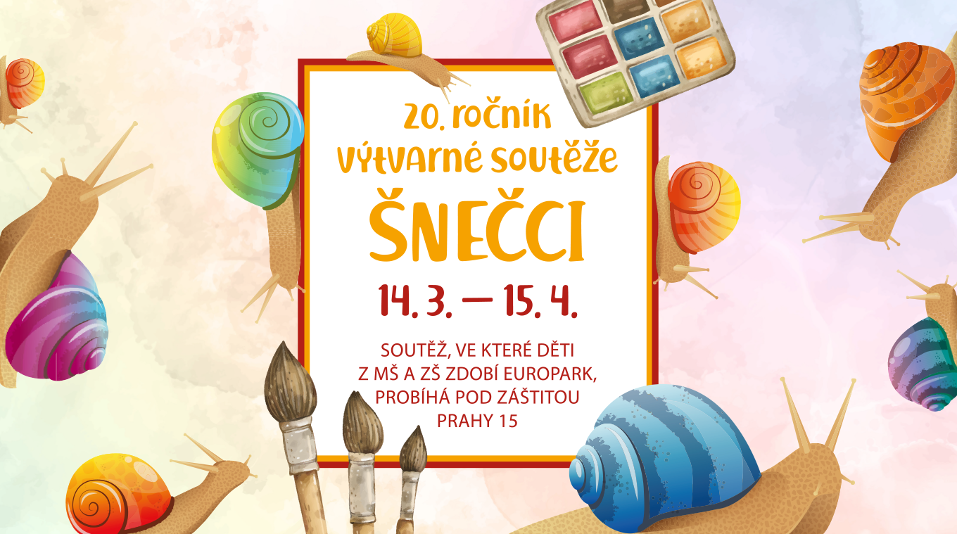 Výtvarná soutěž pro děti - Šnečci | Obchodní centrum Europark
