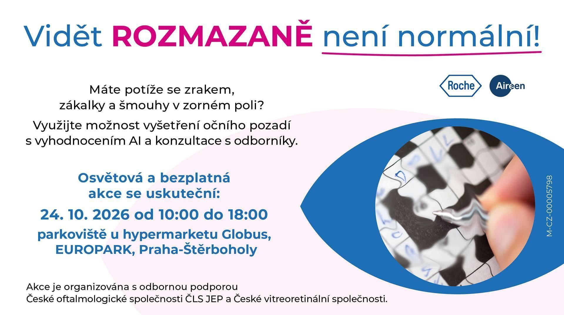 Vyšetření očního pozadí! | Obchodní centrum Europark