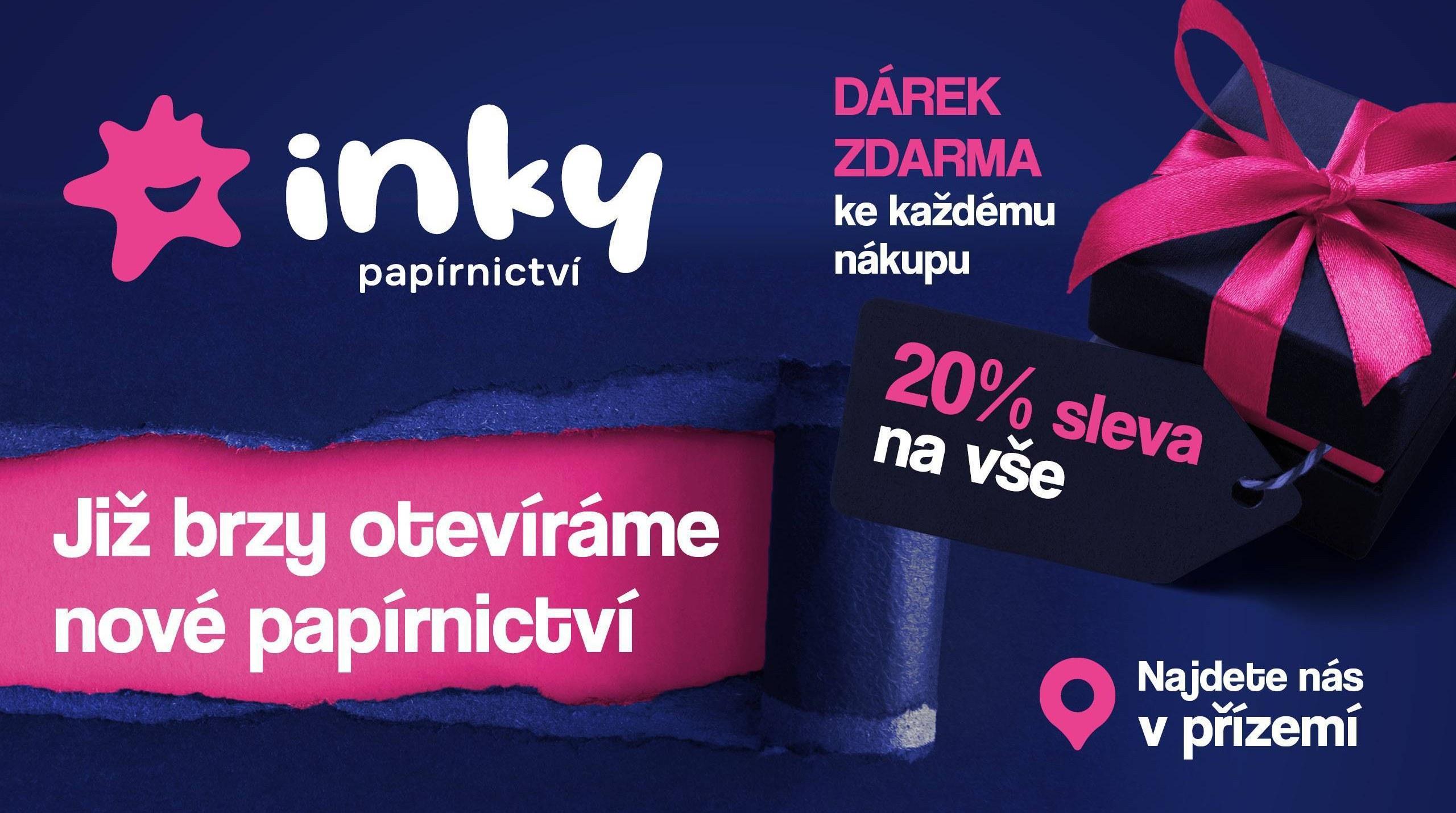 Otevíráme inky papírnictví! | Obchodní centrum Europark