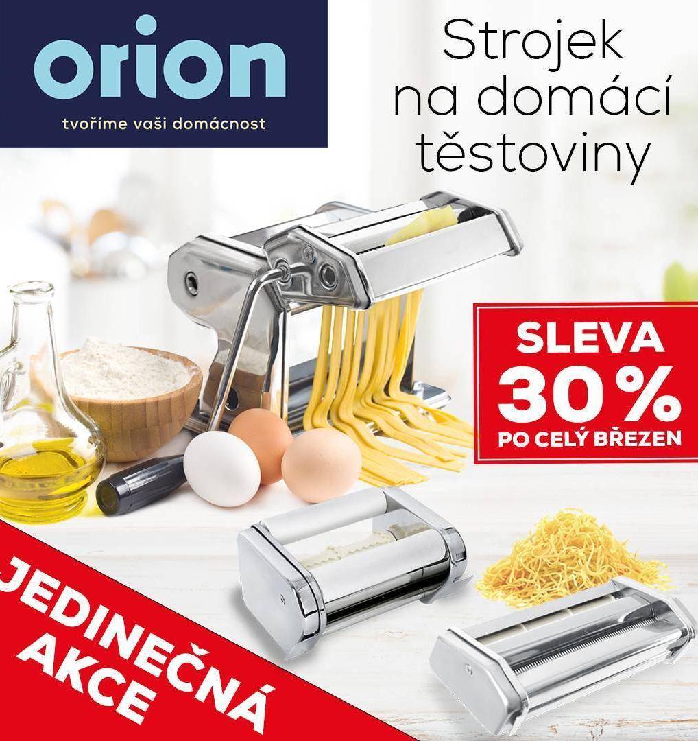 Domácí těstoviny levně a rychle Orion | Obchodní centrum Europark