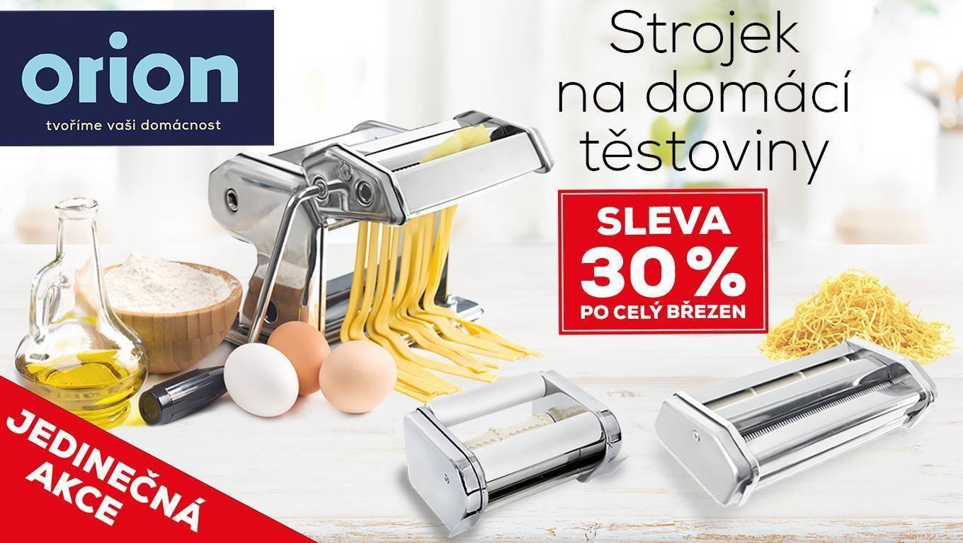 Domácí těstoviny levně a rychle Orion | Obchodní centrum Europark