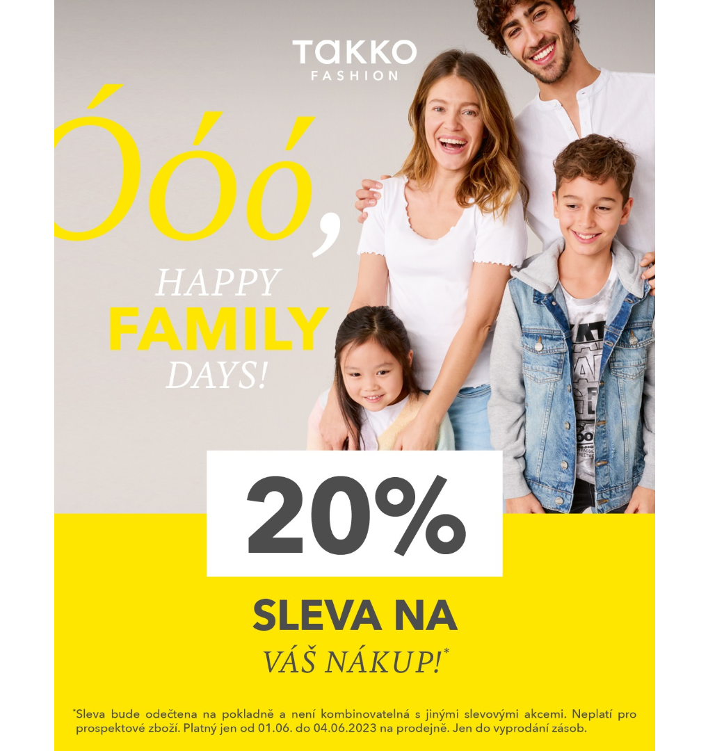 Family days Takko Fashion | Obchodní centrum Europark