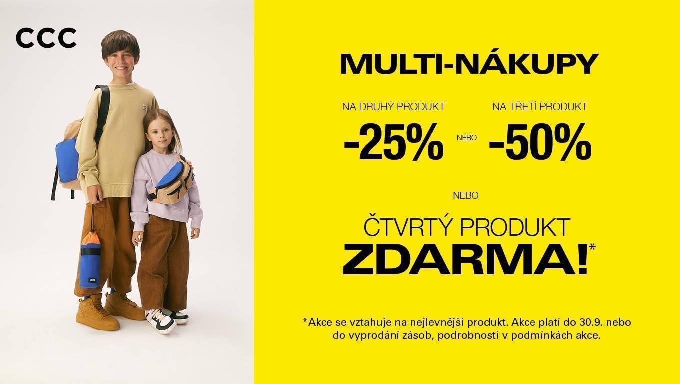 MULTI-NÁKUPY pouze v prodejnách CCC | Obchodní centrum Europark