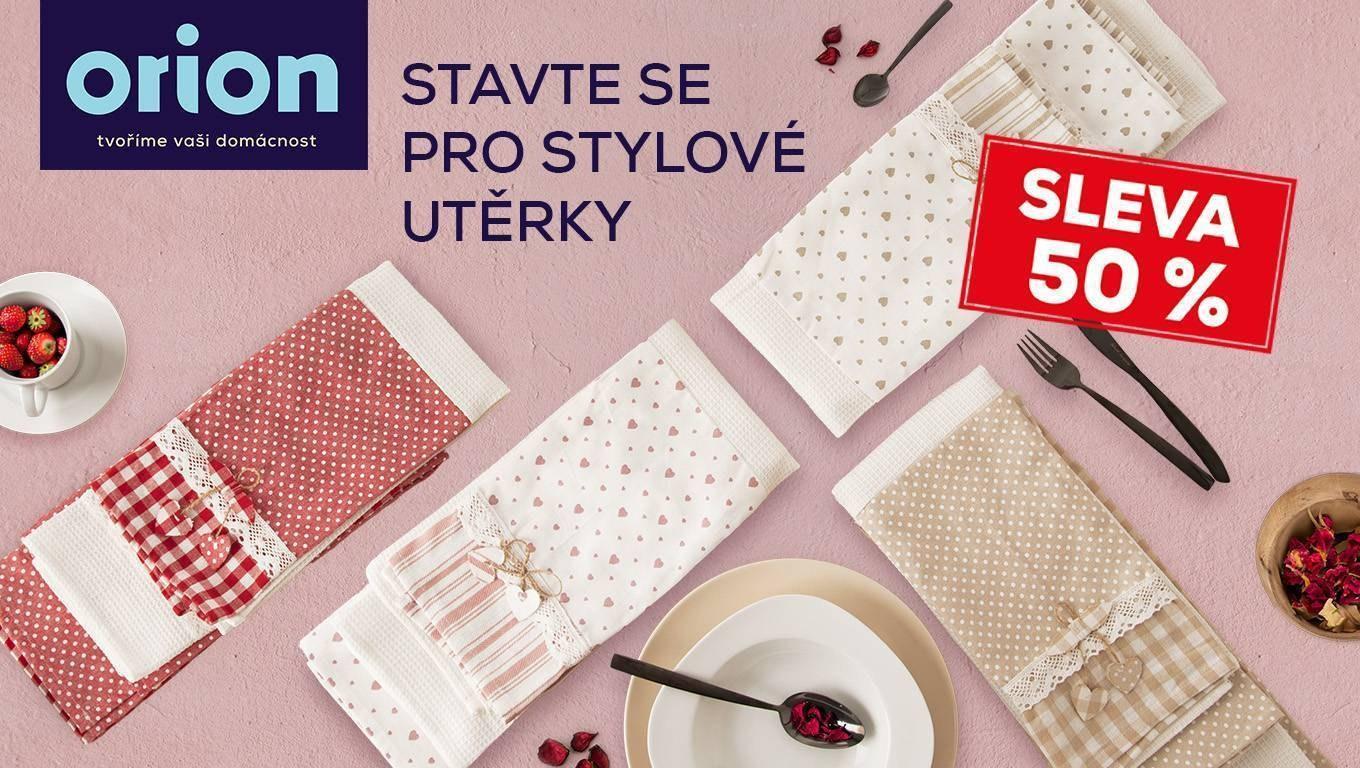 Stylové bavlněné utěrky nyní v akci | Obchodní centrum Europark