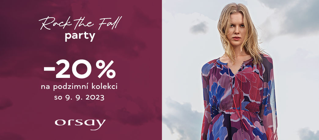 Rock the Fall Party v Orsay | Obchodní centrum Europark