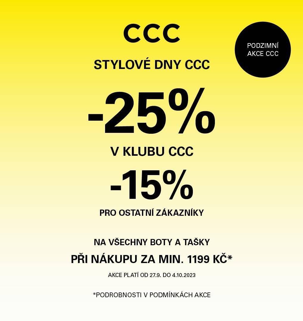Stylové dny CCC! | Obchodní centrum Europark
