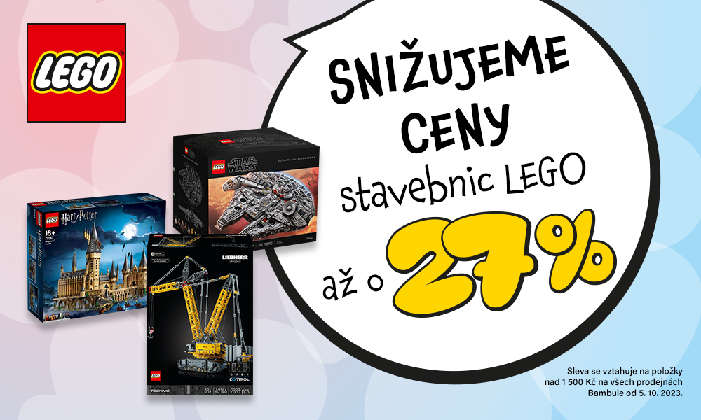 Snižujeme ceny stavebnic LEGO| Obchodní centrum Europark
