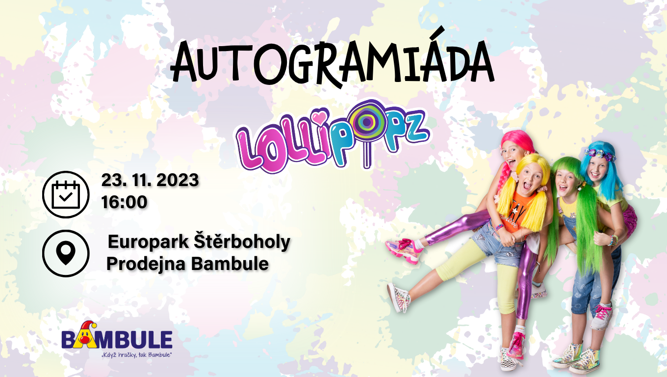 Autogramiáda Lollipopz | Obchodní centrum Europark