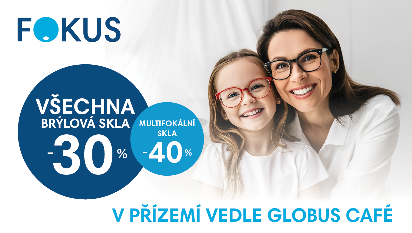 Sleva na všechna brýlová skla | Obchodní centrum Europark