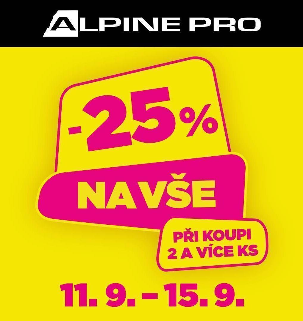 ALPINE PRO sleva 25 %