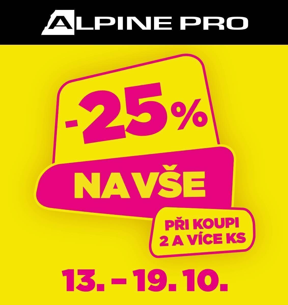 ALPINE PRO sleva 25 %