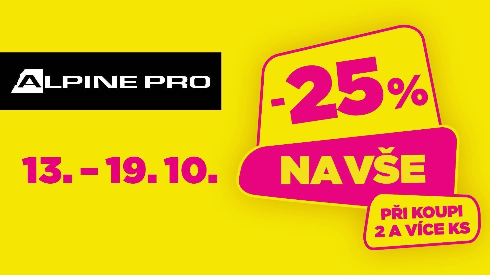ALPINE PRO sleva 25 %