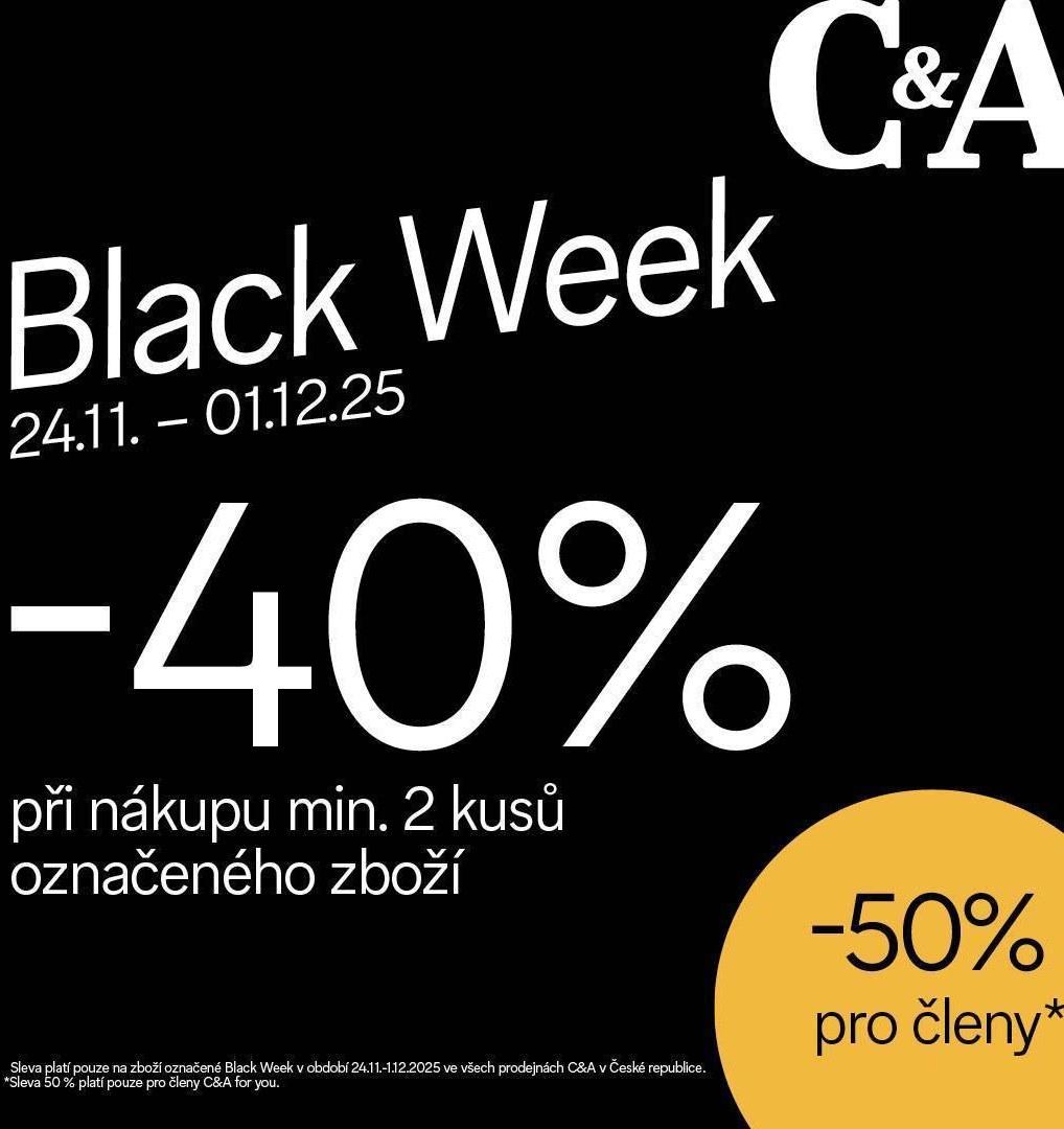 C&A Black Week! | Obchodní centrum Europark