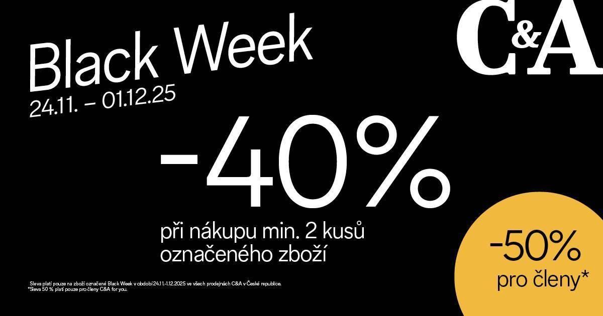 C&A Black Week! | Obchodní centrum Europark
