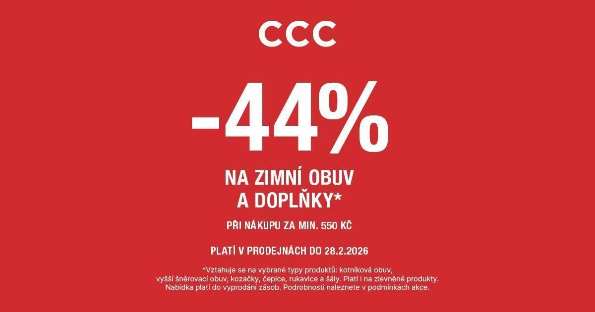 Zimní slevy v CCC! | Obchodní centrum Europark