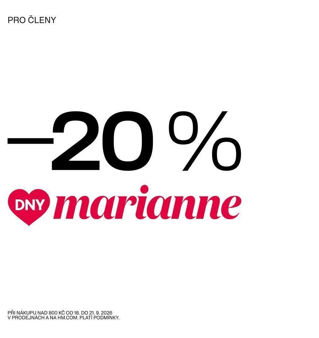 Dny Marianne v H&M! | Obchodní Centrum EUROPARK