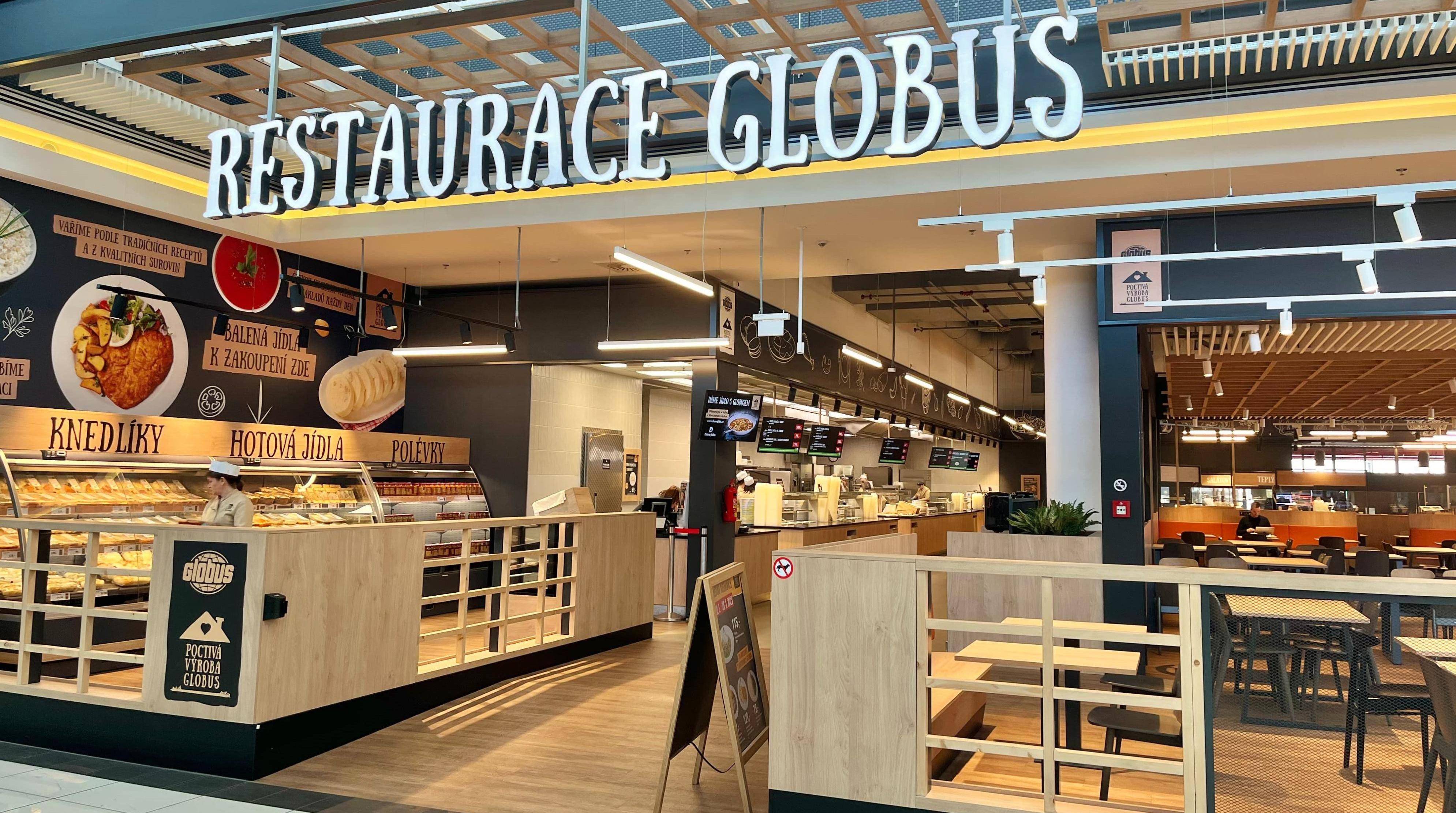 Globus restaurace | Obchodní centrum Štěrboholy