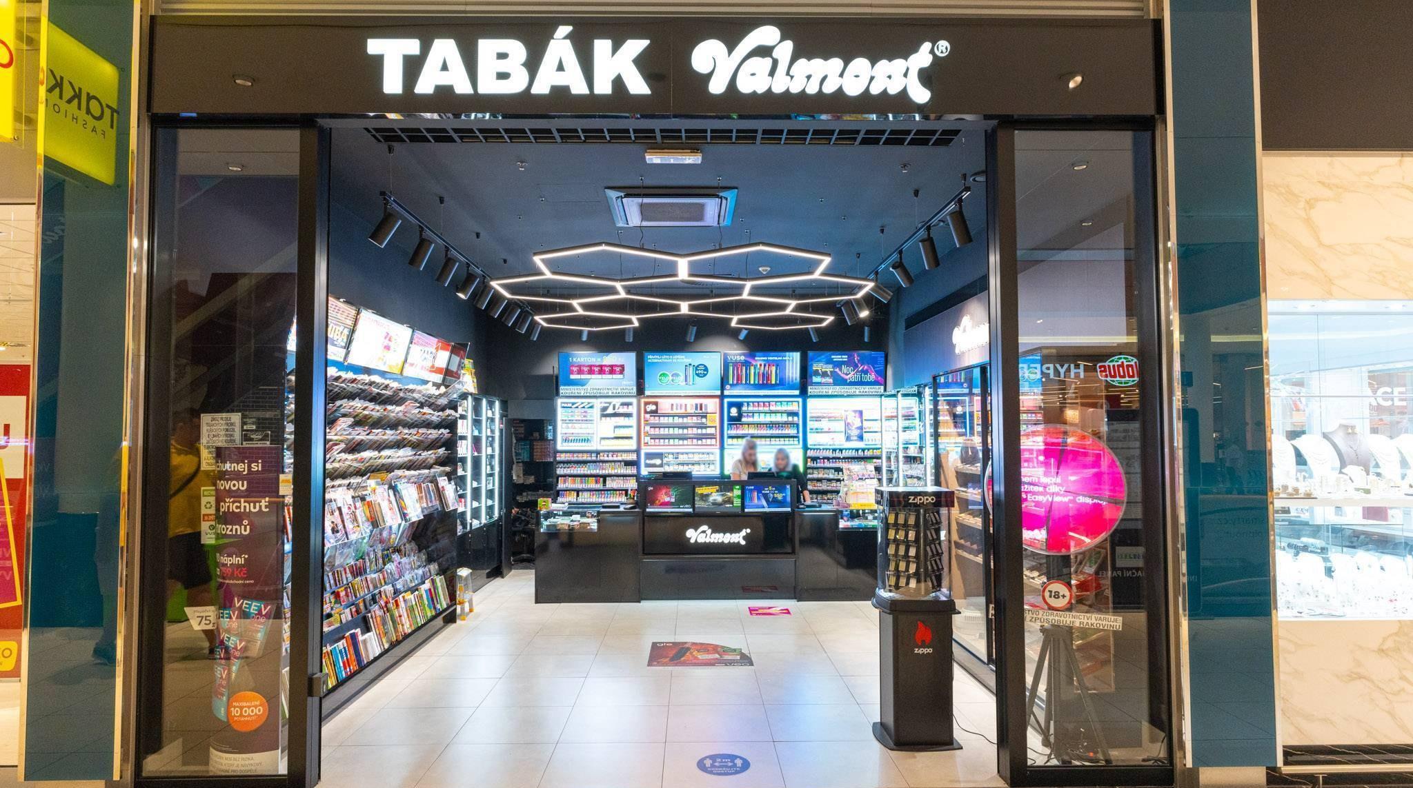 Valmont tabák | Obchodní centrum Europark